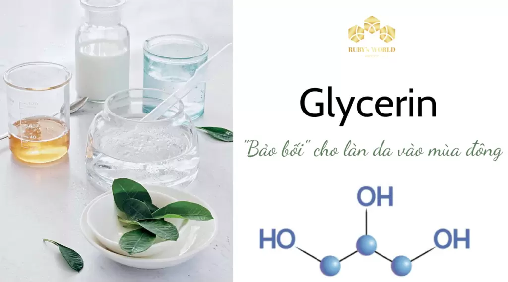 Glycerin - Bảo bối cho làn da vào mùa đông